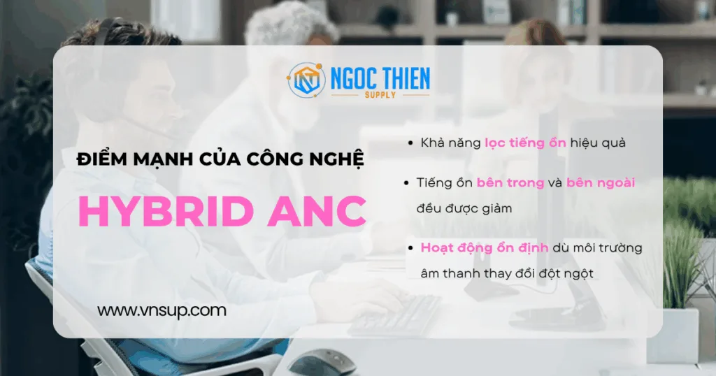Điểm mạnh của công nghệ Hybrid ANC