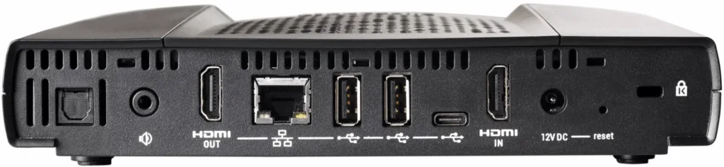 Mặt sau của Barco Clickshare Gen 1