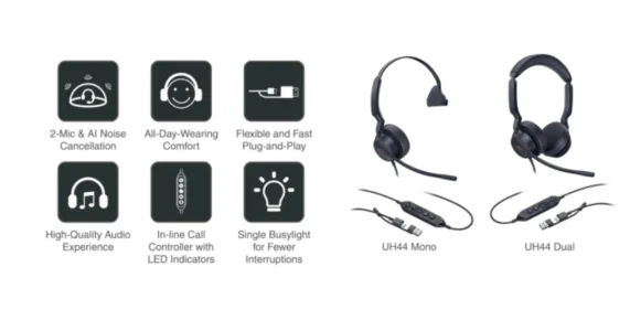 Những tính năng nổi bật của Yealink UH44