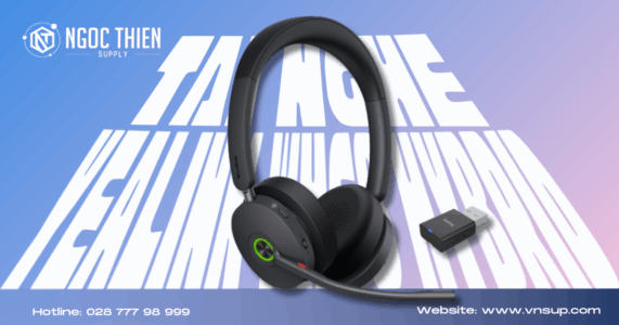 Tai nghe Yealink WH68 Hybrid 2025 Tai nghe Yealink WH68 Hybrid