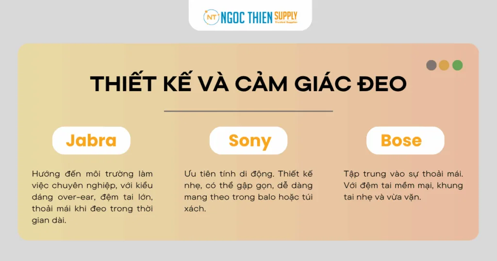 Thiết kế và cảm giác đeo Đẹp, nhẹ hay tiện lợi