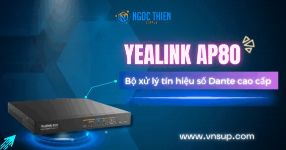 Yealink AP08 – Bộ xử lý tín hiệu số Dante cao cấp