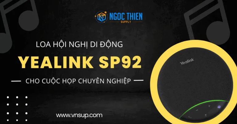Yealink SP92 – Loa hội nghị di động cho cuộc họp chuyên nghiệp