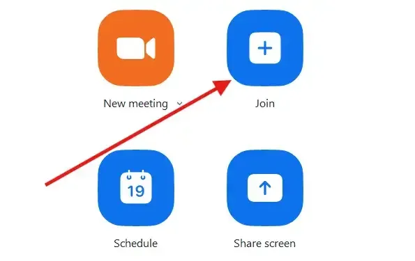 tham gia zoom bằng id từ ứng dụng zoom client
