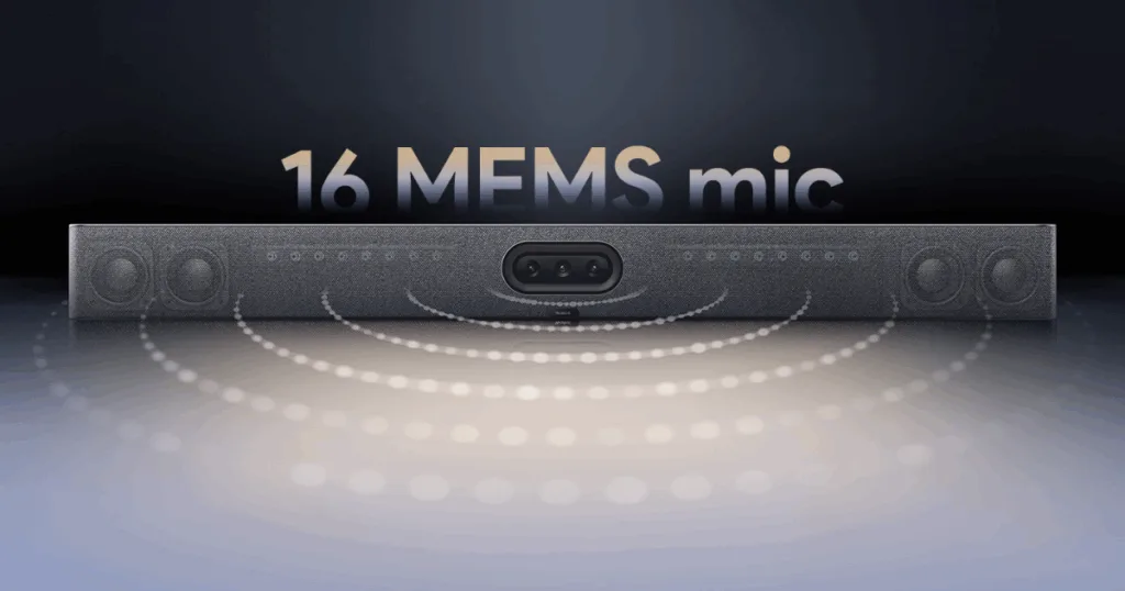 Hệ thống micro đa hướng của Yealink Meeting Bar A50