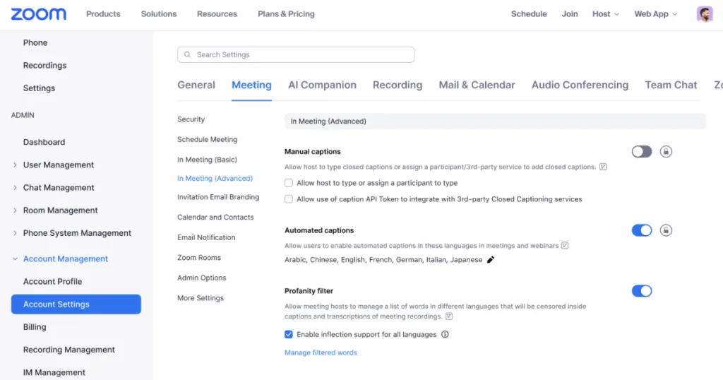 Hướng dẫn kích hoạt tính năng lọc từ ngữ thô tục