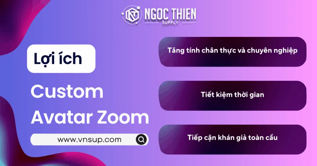 Lợi ích của Custom Avatar Zoom