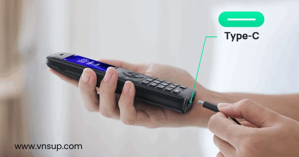 Sạc nhanh qua USB Type-C