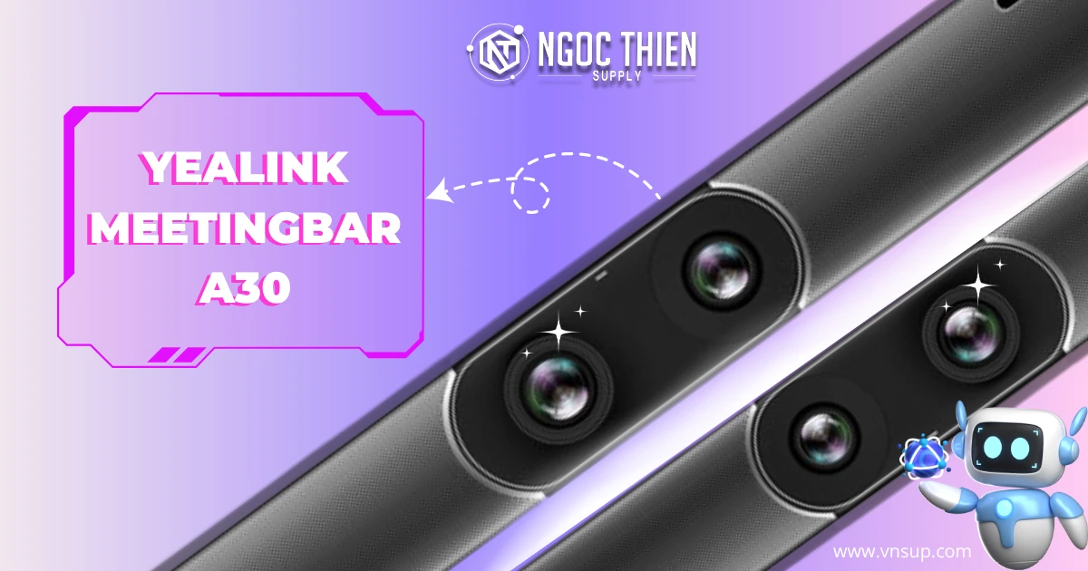Yealink MeetingBar A30_ Giải pháp hội nghị toàn diện cho phòng họp hiện đại