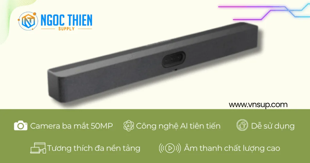 Yealink MeetingBar A50 – Giải pháp all-in-one cho phòng họp chuyên nghiệp