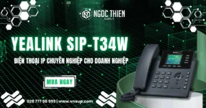 Yealink SIP-T34W_ Điện thoại IP chuyên nghiệp cho doanh nghiệp