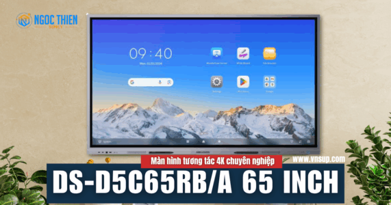 DS-D5C65RB/A 65 inch - Màn hình tương tác thông minh 2025 Màn hình tương tác 4k chuyên nghiệp DS-D5C65RB/A 65 inch