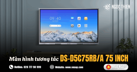 DS-D5C75RB/A 75 inch - Màn hình tương tác thông minh 2025 Màn hình tương tác DS-D5C75RB/A 75 inch