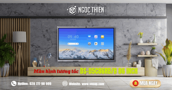 DS-D5C86RB/B 86 inch - Màn hình tương tác thông minh 2025 DS-D5C86RB/B 86 inch