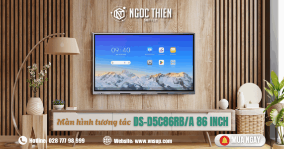 DS-D5C86RB/A 86 inch - Màn hình tương tác thông minh 2025 DS-D5C86RB/A 86 inch