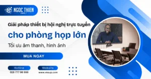 Giải pháp thiết bị hội nghị trực tuyến cho phòng họp lớn_ Tối ưu âm thanh, hình ảnhYealink MVC S90