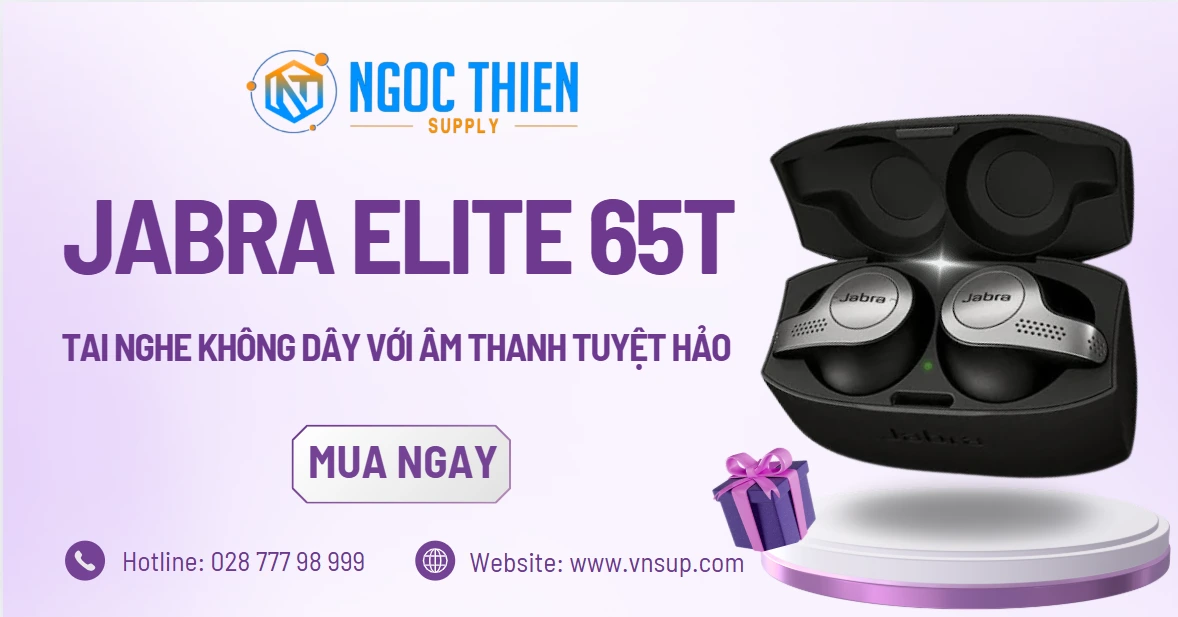 Jabra Elite 65t Tai nghe không dây với âm thanh tuyệt hảo