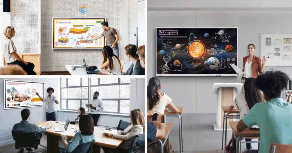 Màn tương tác Samsung Flip Pro ứng dụng trong nhiều trường hợp