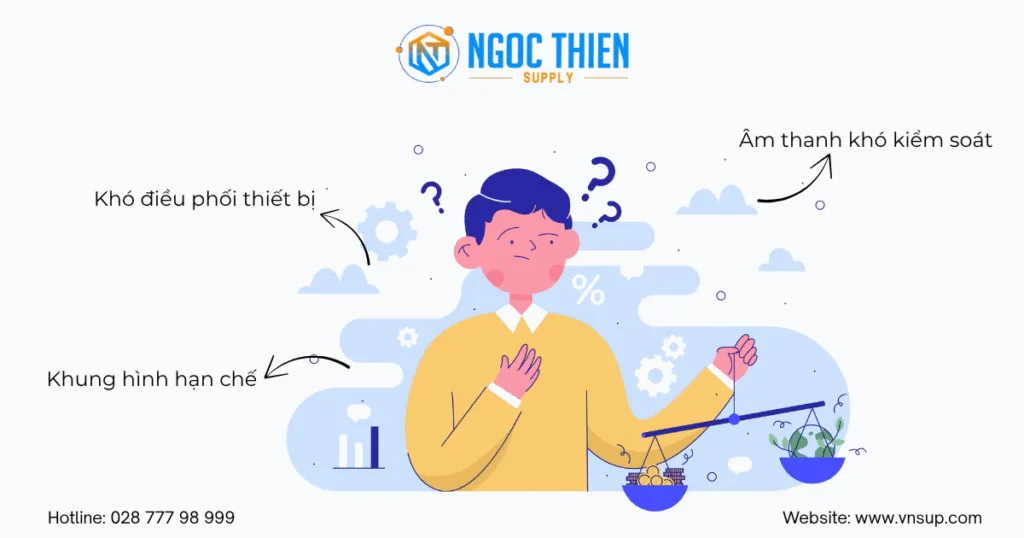 Thách thức khi triển khai hội nghị trực tuyến trong phòng họp lớn