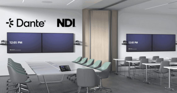 Tích hợp NDI® và Dante® cho phòng họp hiện đại