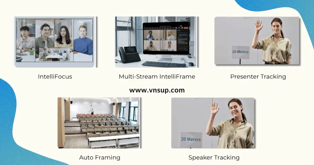 Tính năng AI vượt trội – Nâng tầm trải nghiệm họp trực tuyến