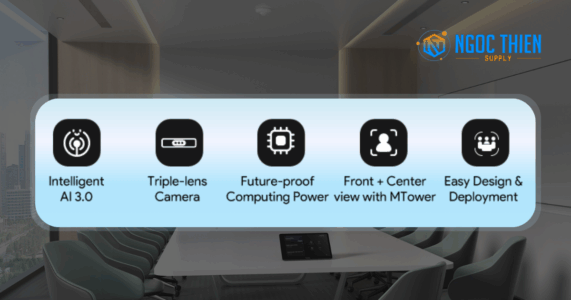 Yealink MVC S50 Microsoft Teams Rooms System 2025 Tính năng nổi bật của bộ thiết bị hội nghị Yealink MVC S50 Microsoft Teams Rooms System