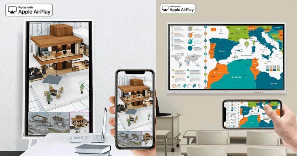 Trình chiếu từ thiết bị Apple nhanh chóng không cần dây