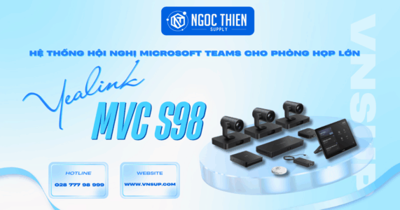 Yealink MVC S98 - Hệ thống hội nghị Microsoft Teams cho phòng họp lớn