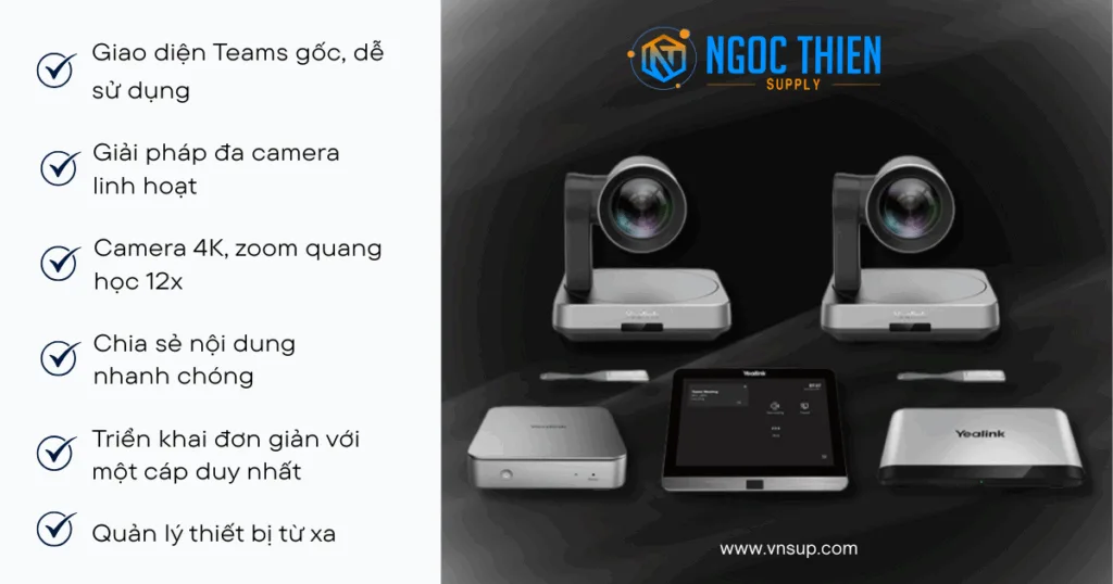 Yealink MVC940 – Giải pháp hội nghị mở rộng mạnh mẽ, dễ tùy chỉnh