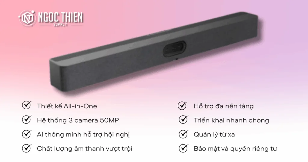 Yealink MeetingBar A50 – Video bar tất cả trong một