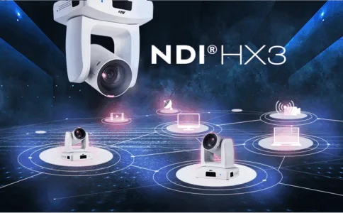 AVer PTZ310UNV2 hỗ trợ chuẩn NDI® HX3 tiên tiến