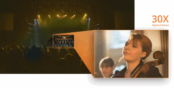 AVer TR335 được trang bị zoom quang học 30X