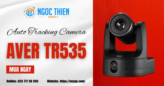 Camera hội nghị AVer TR535 theo dõi tự động AI