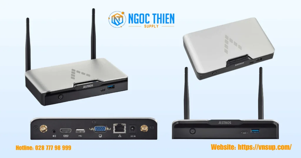 Astros AS-201 – Thiết bị trình chiếu không dây tối ưu cho doanh nghiệp và lớp học