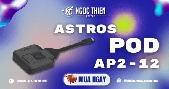 Astros Pod AP2-12 – Giải pháp trình chiếu di động cho doanh nghiệp hiện đại