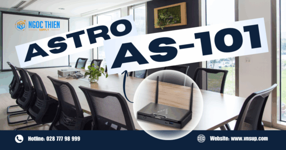 Astros Station AS-101 – Thiết bị trình chiếu không dây hỗ trợ 4K