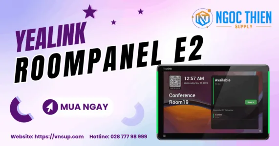 Bảng điều khiển đặt lịch Yealink RoomPanel Plus E2