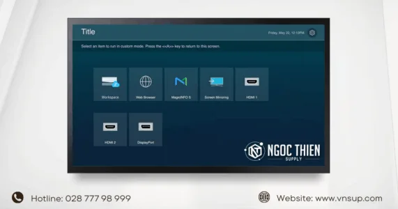 Bảo mật thiết lập phòng họp với Custom Home