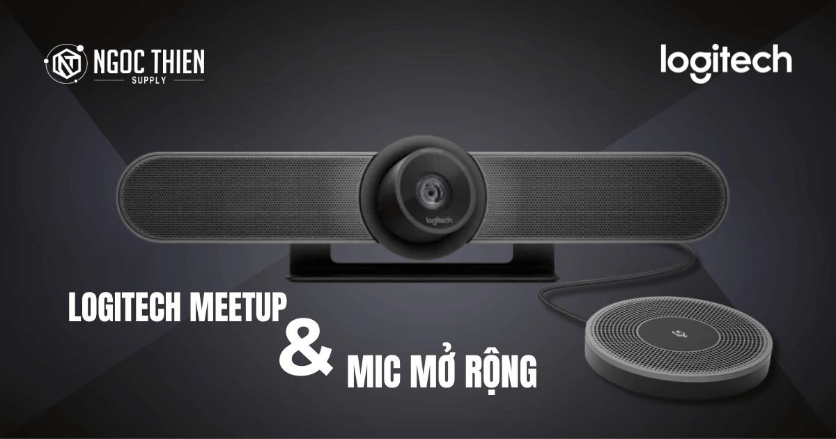 Logitech MeetUp + Mic mở rộng