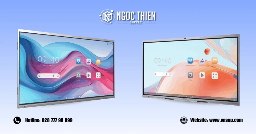 Các phiên bản của dòng màn hình tương tác Hisvision Select Series