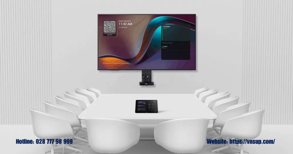 Cách bố trí MeetingDisplay 86 inch cho phòng họp lớn và hội trường