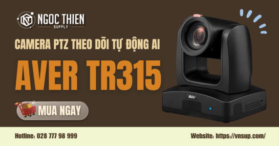 Camera hội nghị AVer TR315 theo dõi tự động AI