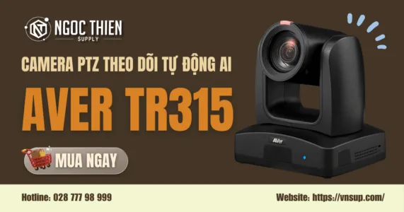 Camera hội nghị AVer TR315 theo dõi tự động AI