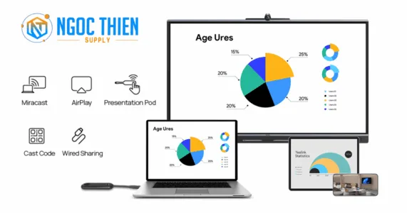 Chia sẻ nội dung 4K linh hoạt – kết nối đa thiết bị