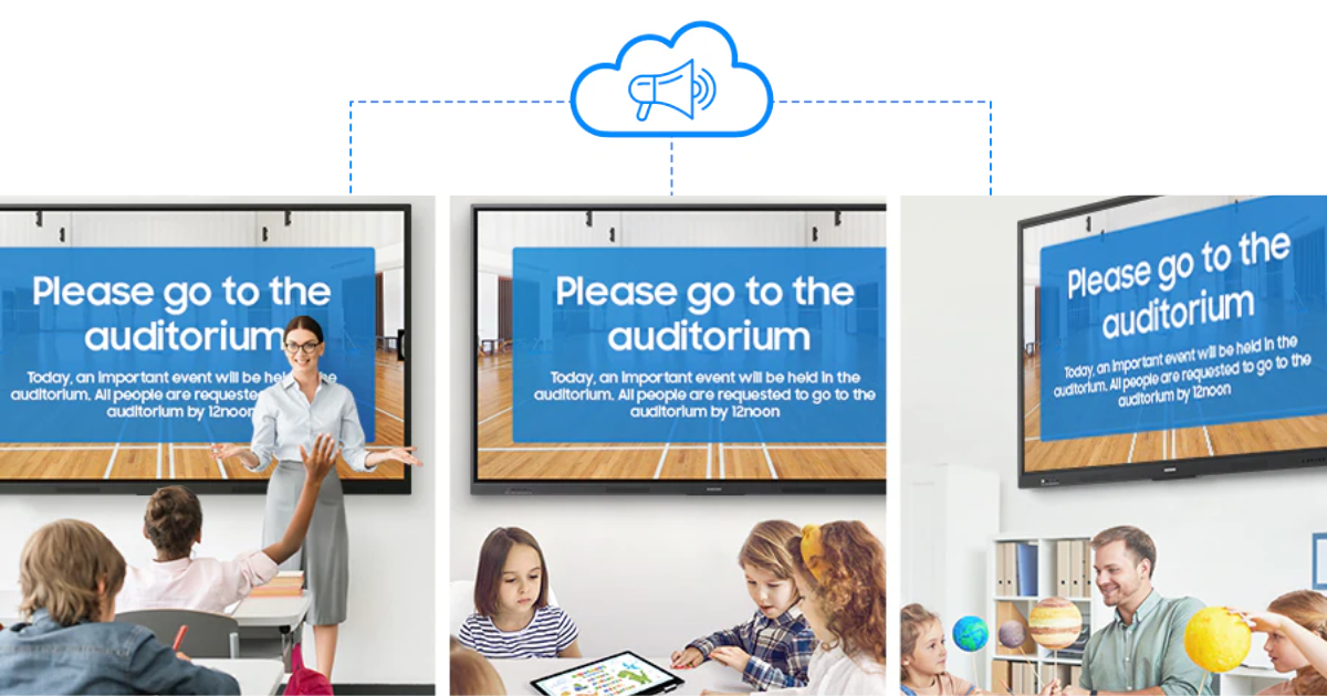 Gửi thông báo nhiều màn hình