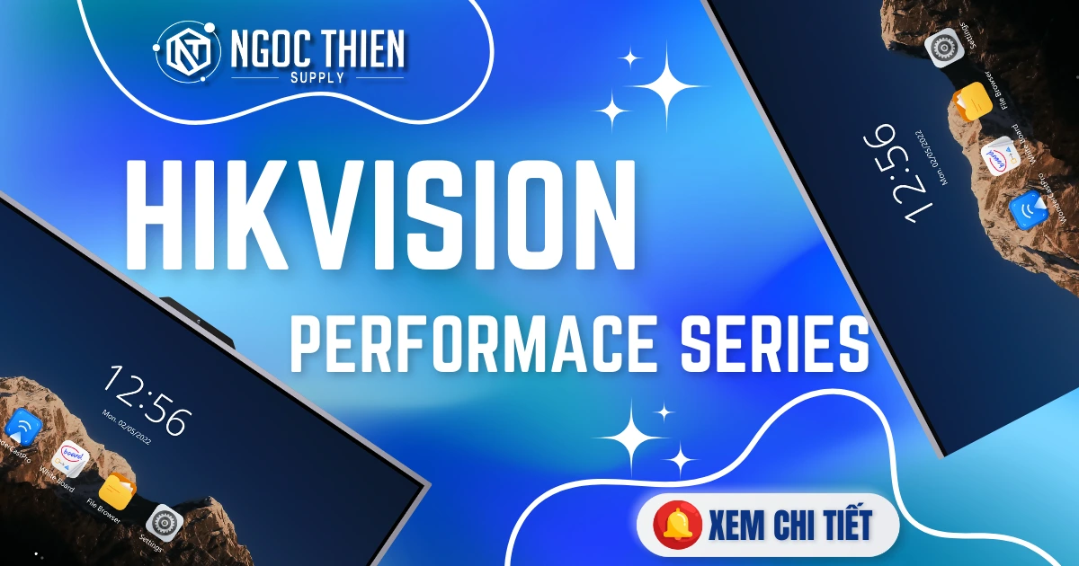 Hikvision Performance Series - Màn tương tác 4K hiệu năng cao cho phòng họp & lớp học