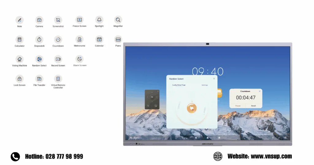 Hikvision Ultra Series - Trạm công tác giảng dạy và quản trị số