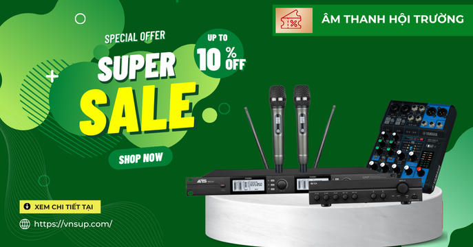 Khuyến mãi thiết bị âm thanh hội trường
