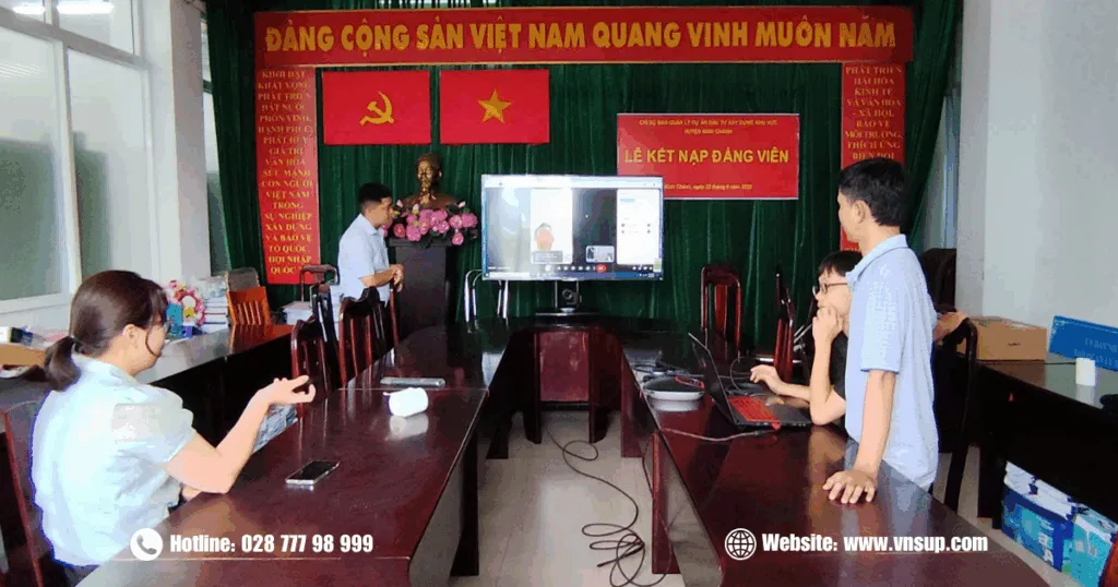 Kỹ thuật viên Ngọc Thiên hoàn thành lắp đặt và hướng dẫn sử dụng