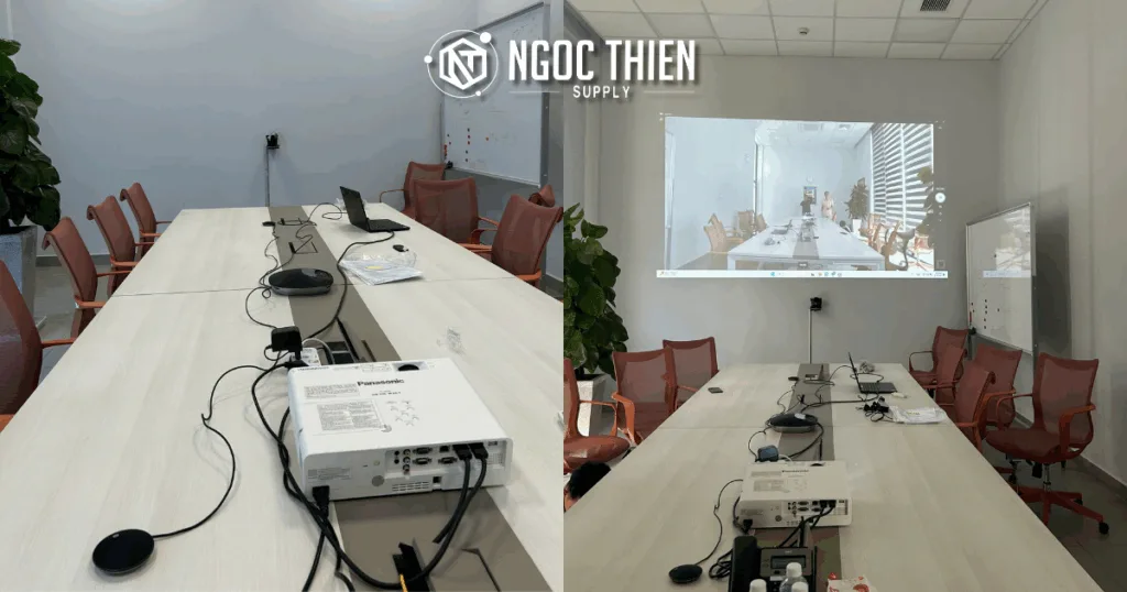 Kỹ thuật viên hoàn thiện lắp đặt